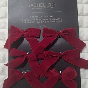 Rachel Zoe Burgundy Gift Bows